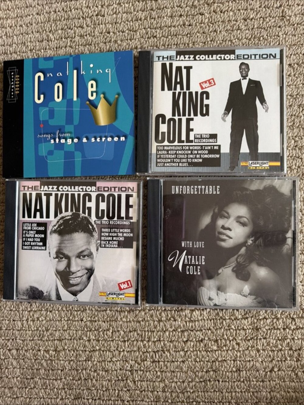 4 CDs 1 Natalie Cole 3 Nat King Cole